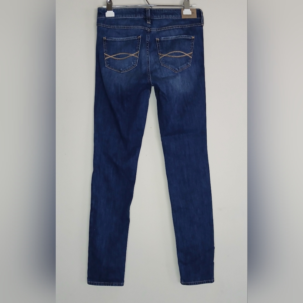 Abercrombie & Fitch Super Skinny High Rise Embellished Distressed Jeans - Picture 4 of 6